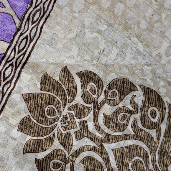 Darn Good Yarn Sari Silk Wrap Skirt Tea Goddess - Picture 12 of 16